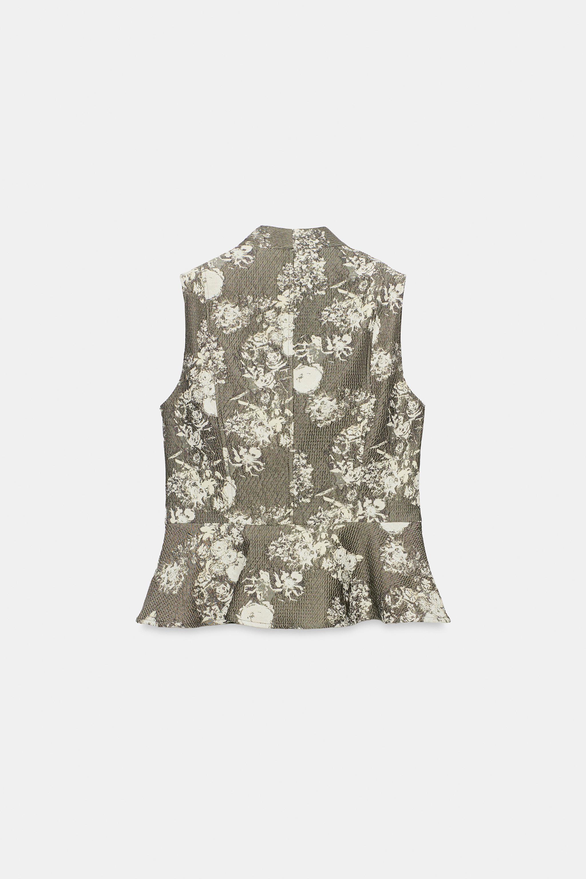 GILET EN JACQUARD